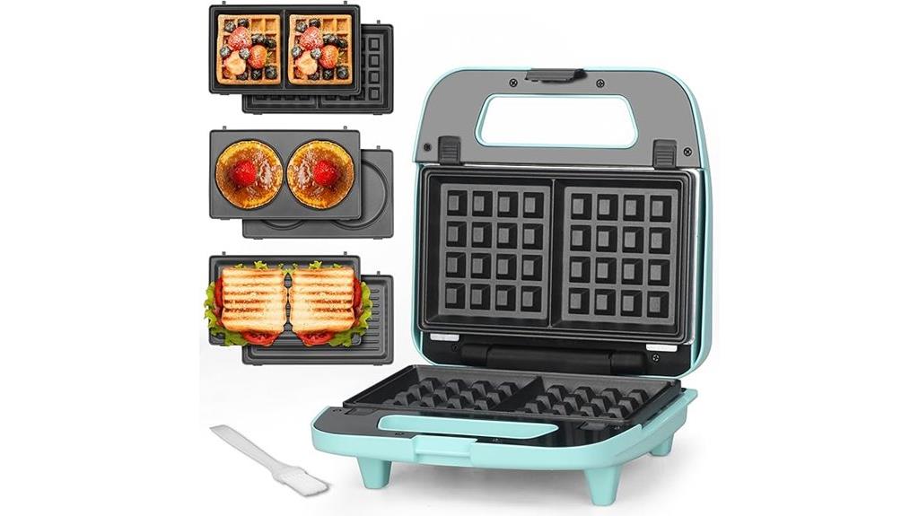 compact versatile waffle maker