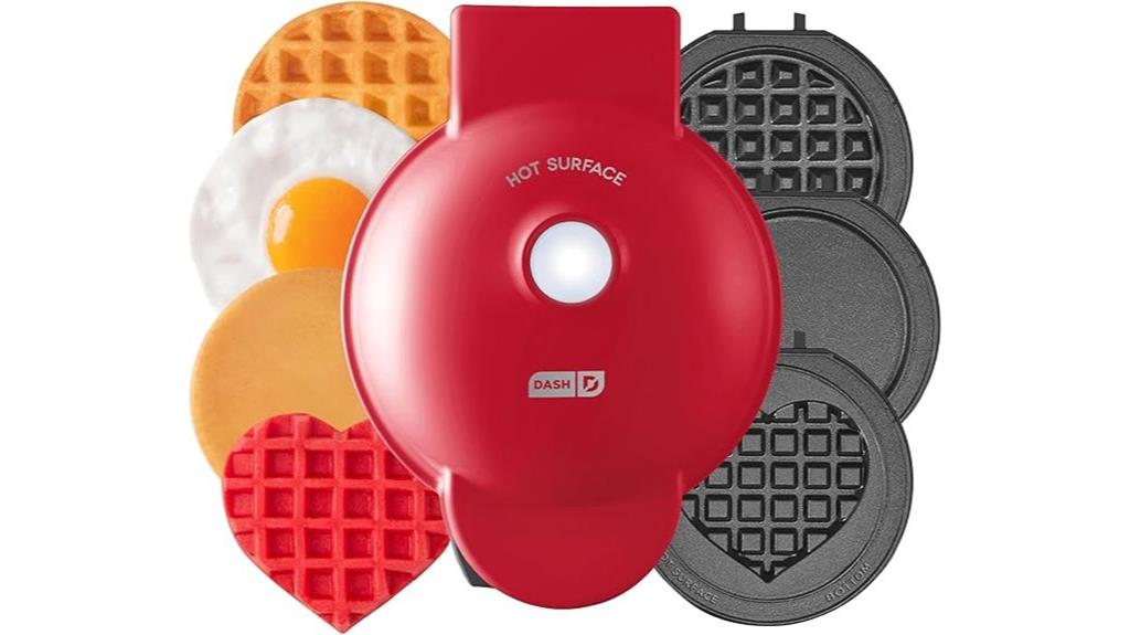 compact waffle maker appliance