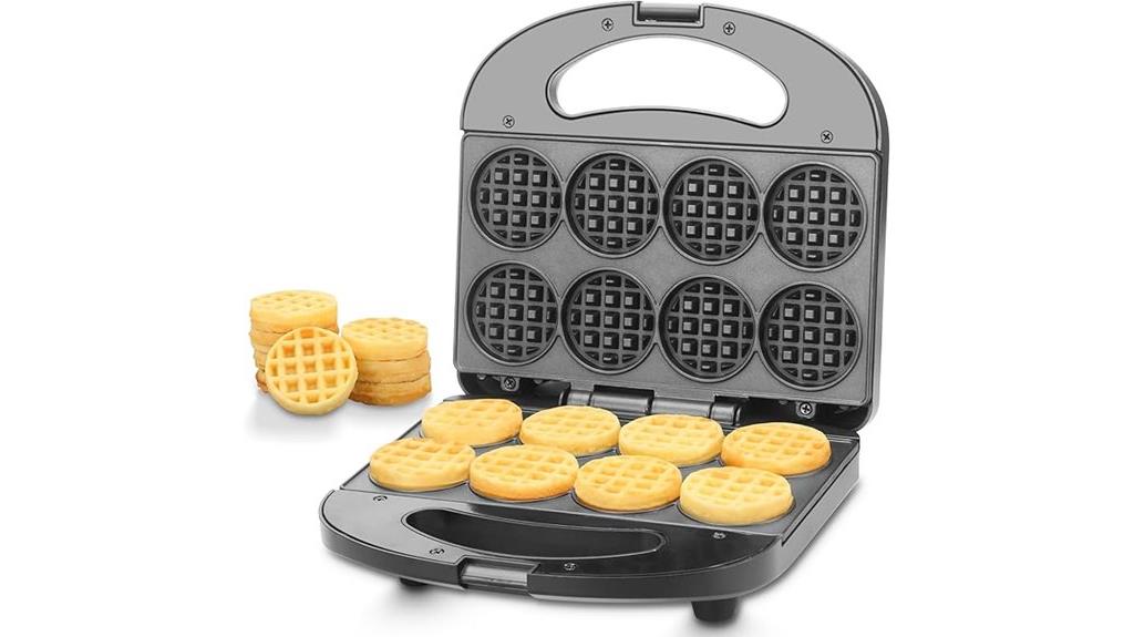compact waffle maker device
