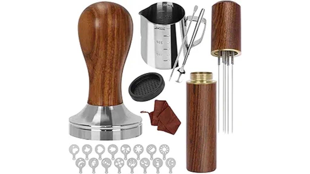 complete espresso tamper set