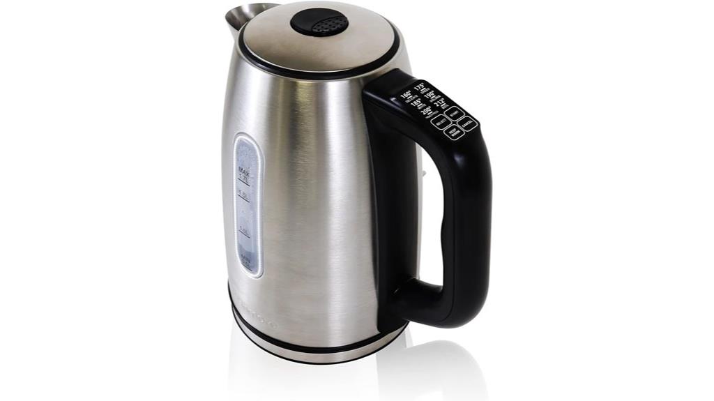 cordless stainless steel kettle