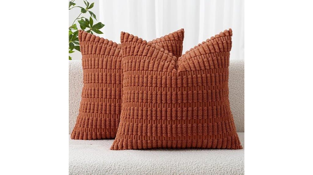 corduroy pillow cover set