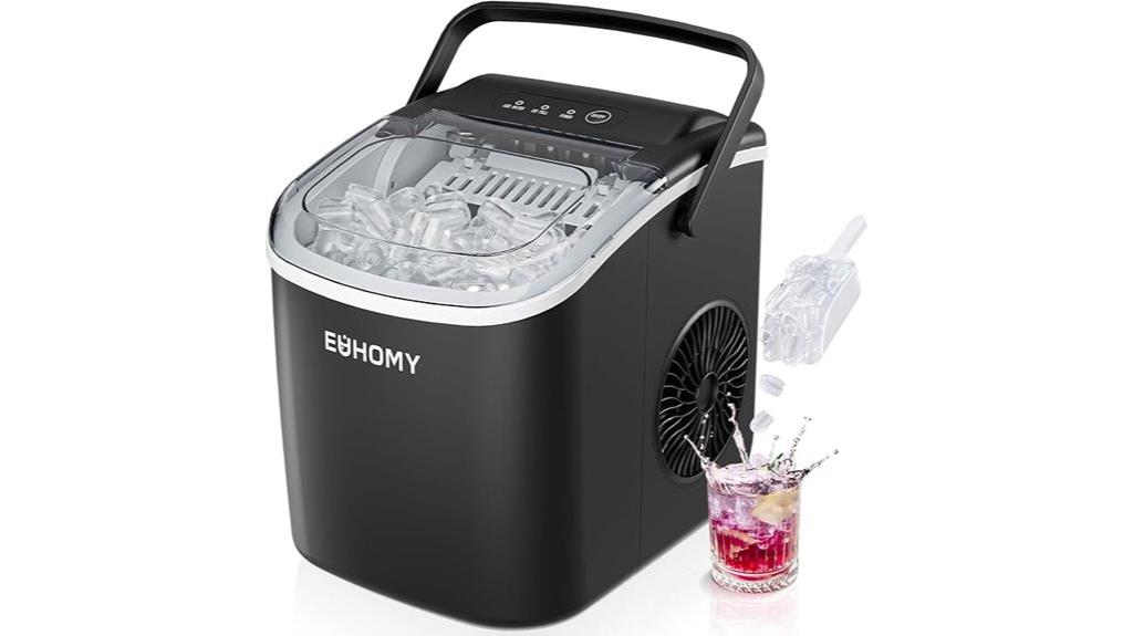 countertop ice maker 26lbs capacity