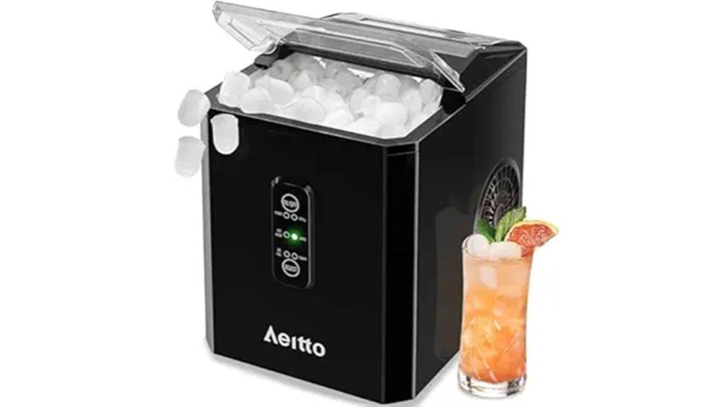 countertop ice maker self cleaning