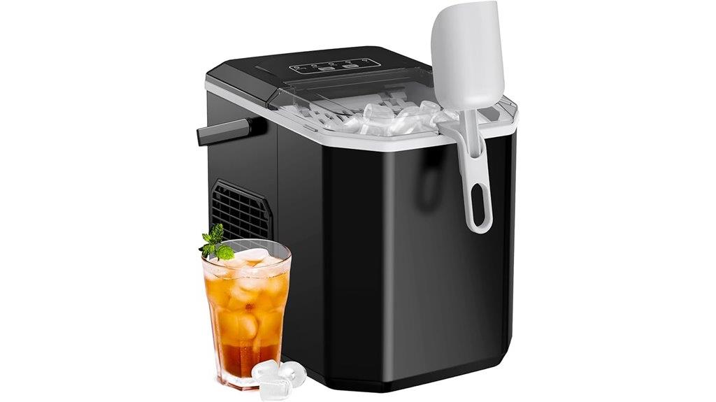 countertop ice maker with accessories