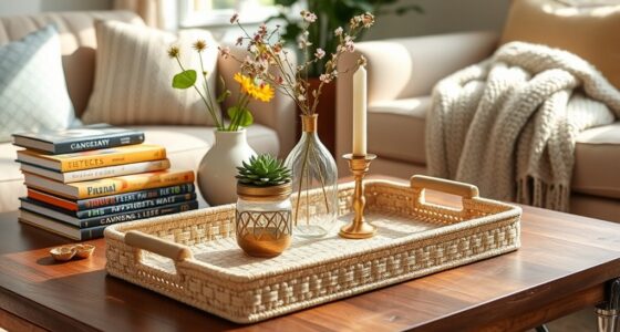 cozy coffee table decor