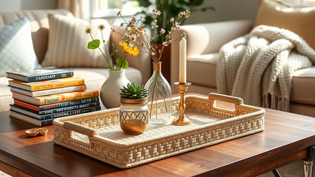 cozy coffee table decor