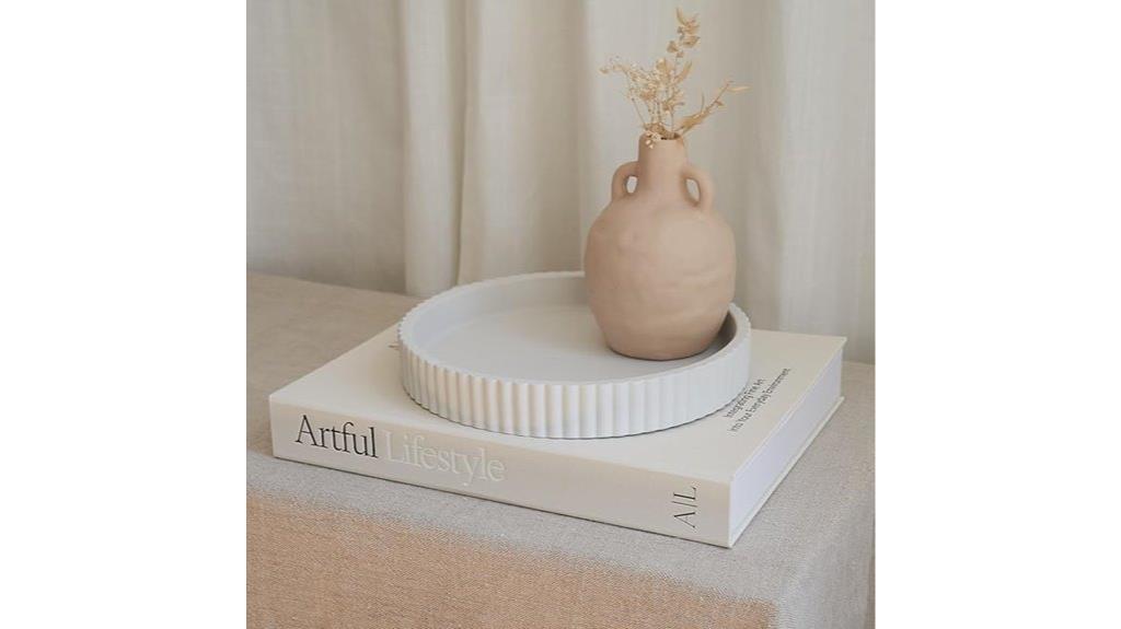 decorative tray and book set
