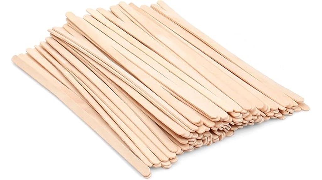 disposable birch coffee sticks