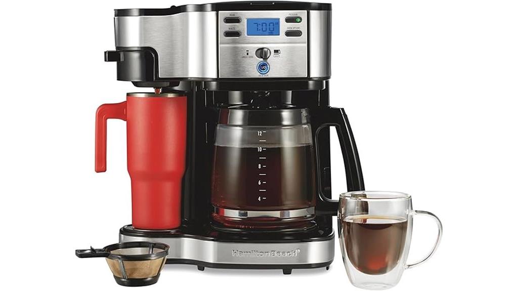 dual function coffee brewing