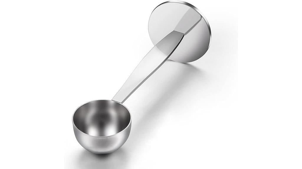 dual purpose coffee scoop
