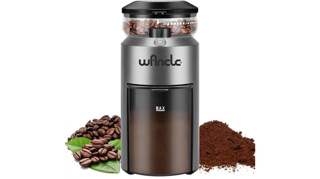 electric burr coffee grinder