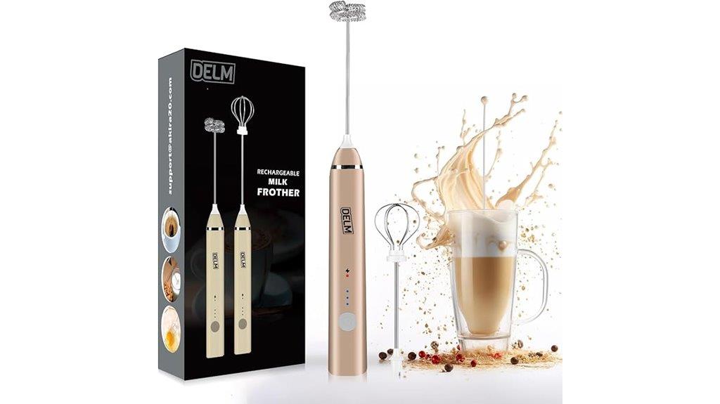 electric stainless steel frother