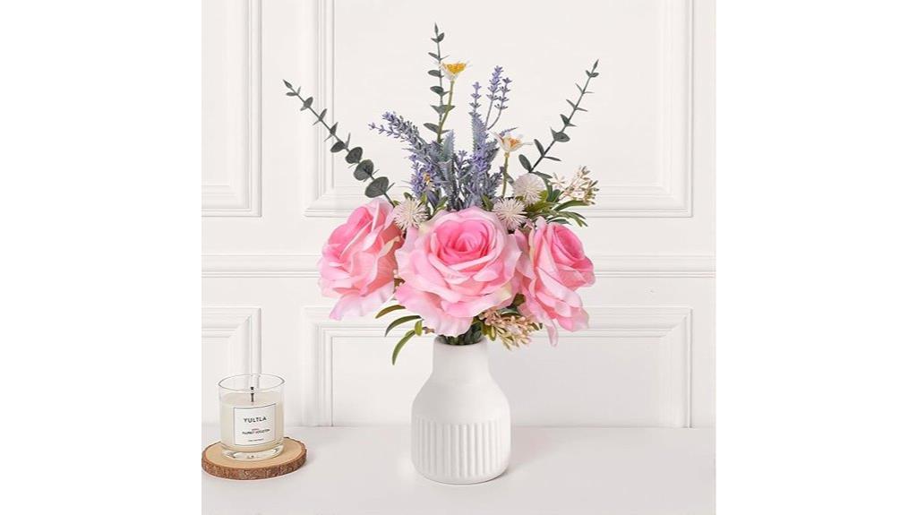 elegant faux floral arrangement