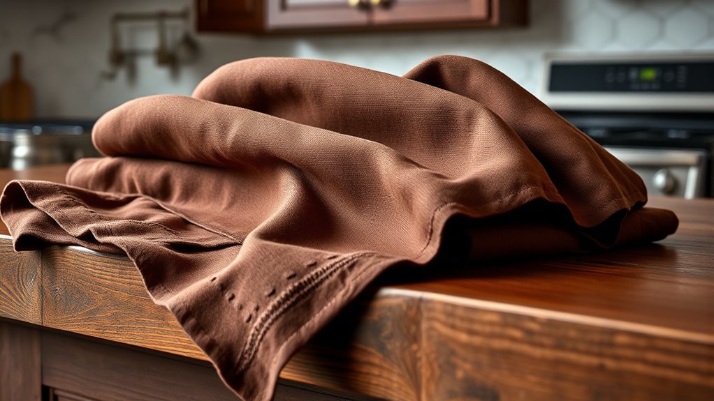 espresso kitchen linen selection