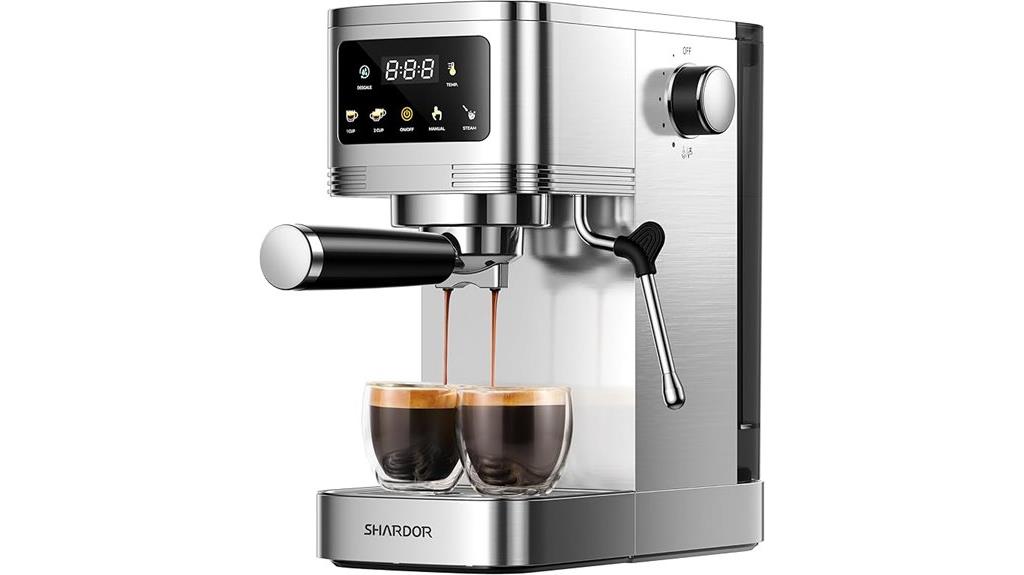 espresso machine with frother