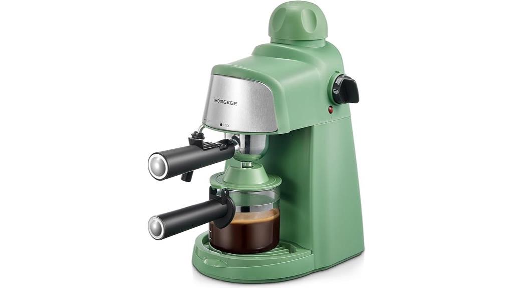 espresso with frothing wand