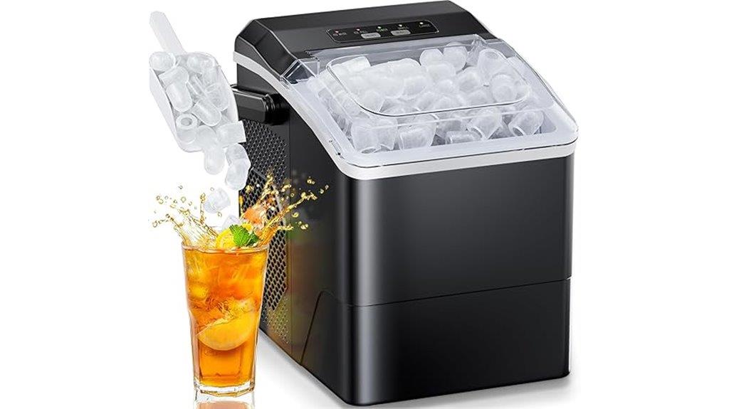 fast countertop ice maker