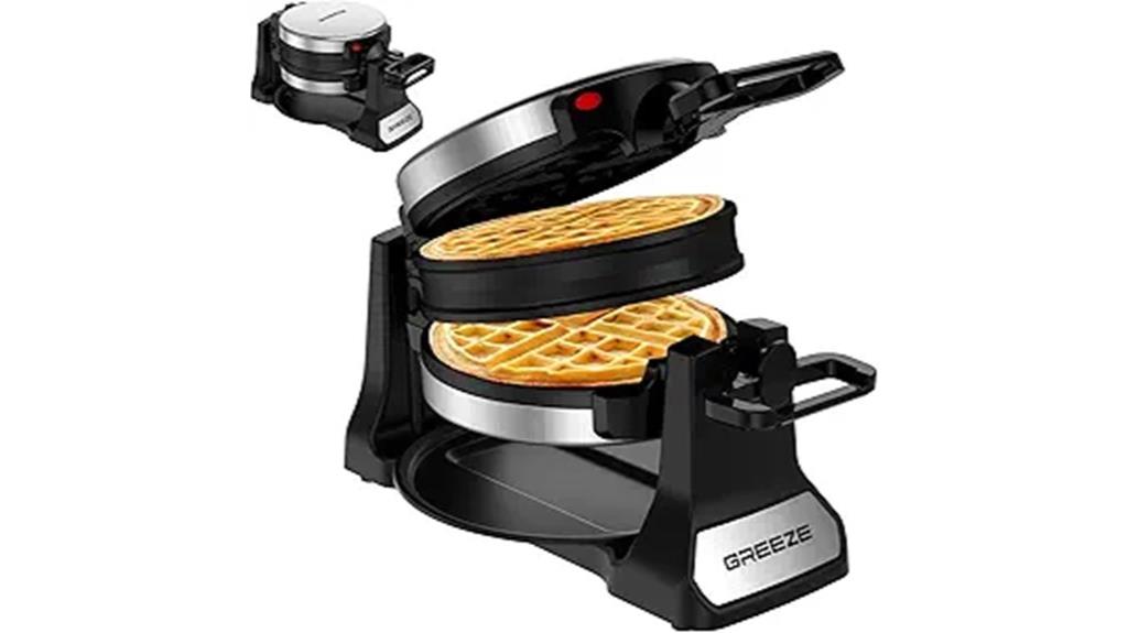 flip nonstick waffle maker