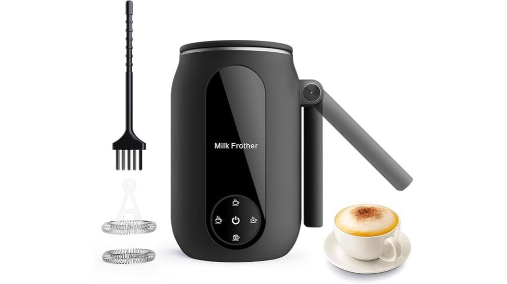 foldable handle milk frother