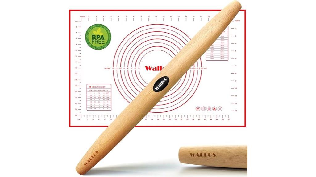 french rolling pin set