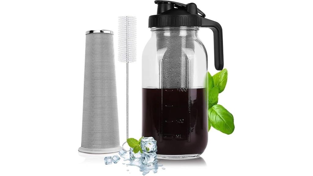 glass jar cold brew