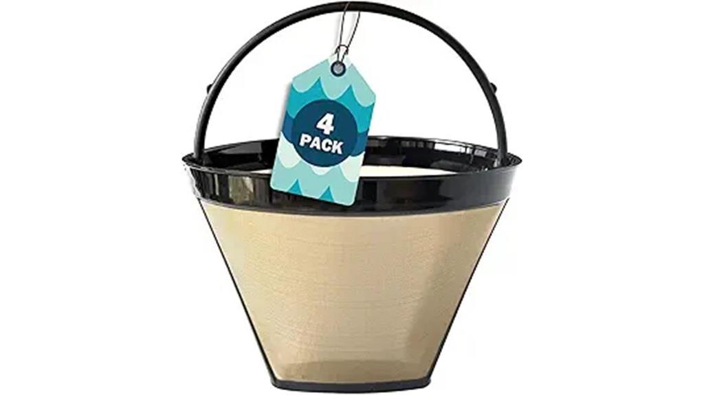gold reusable coffee filters