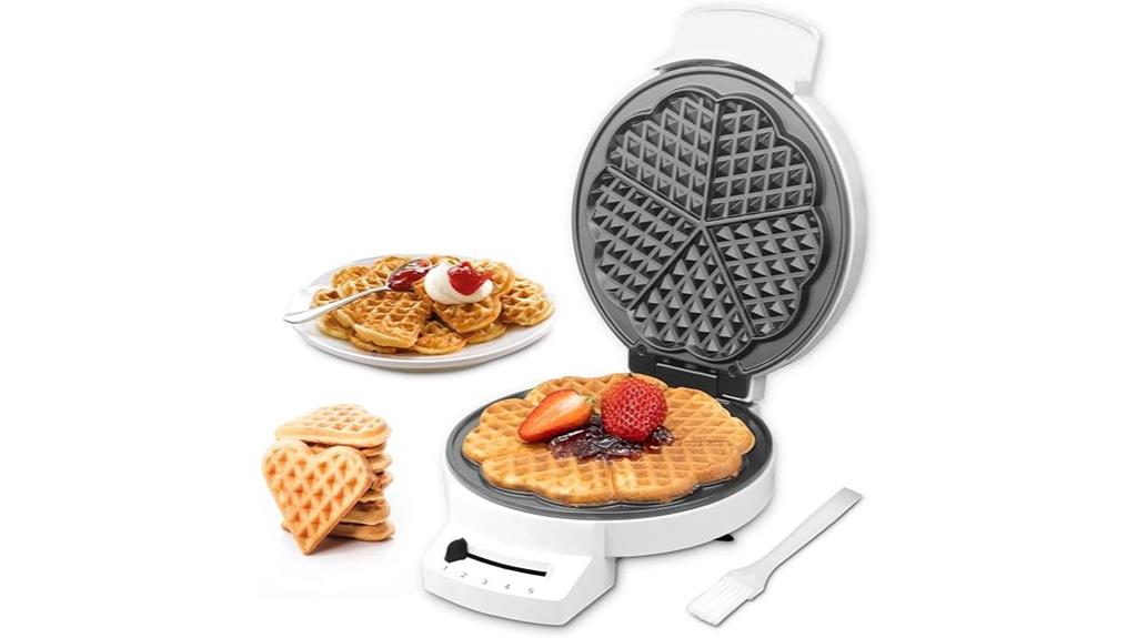 heart shaped waffle maker