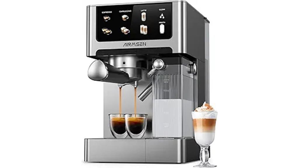 high pressure automatic milk frother