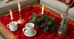 holiday coffee table decor