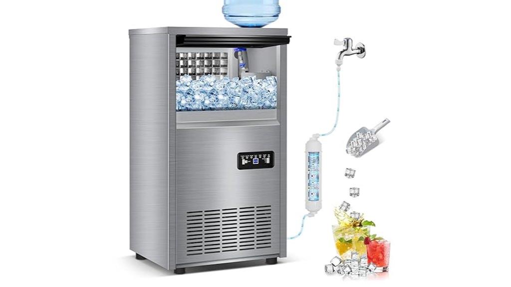 ice maker with storage