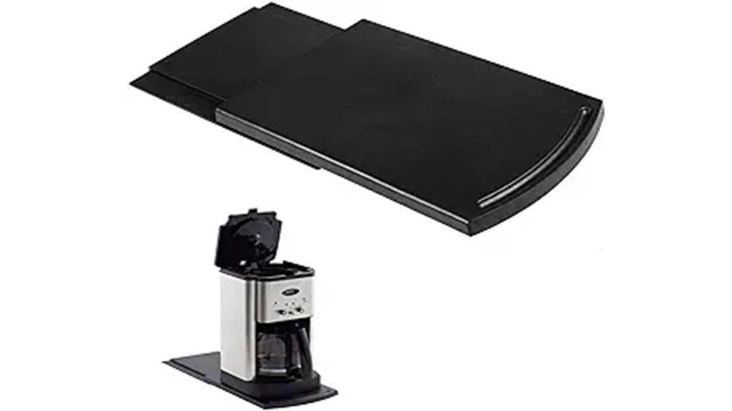 kitchen appliance slide tray