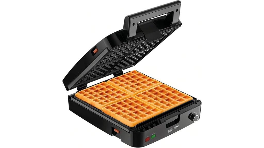 krups 4 slice waffle maker