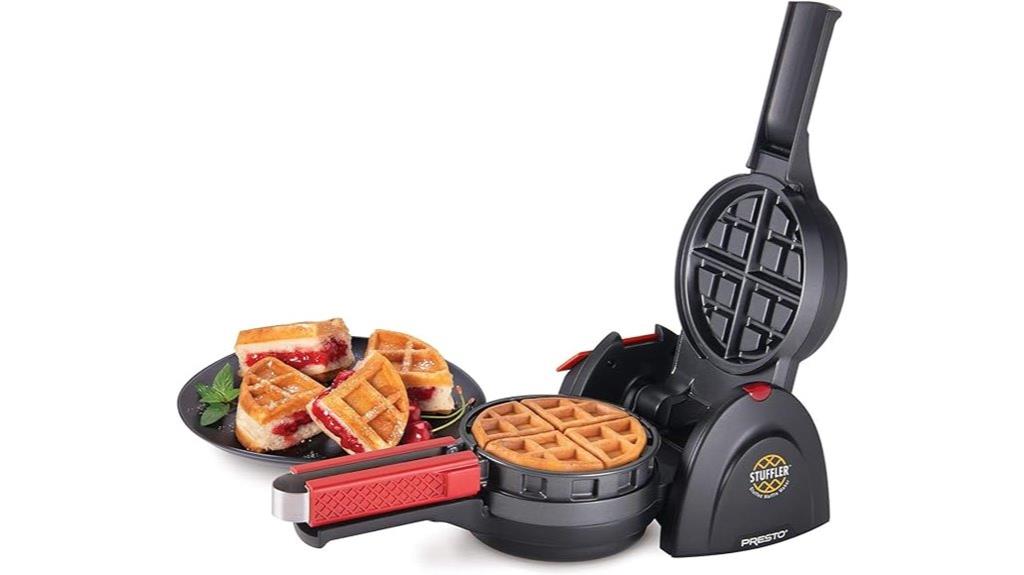large black belgian waffle maker