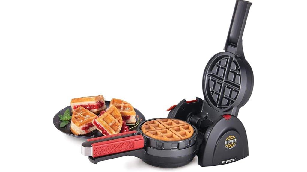 large black belgian waffle maker