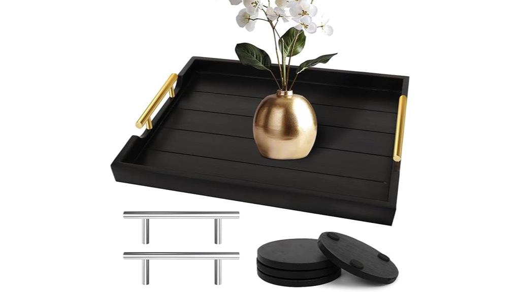 large ottoman coffee tray