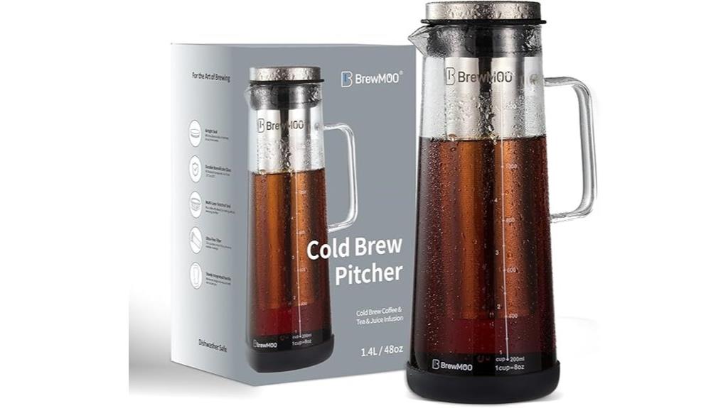 large stainless steel cold brew