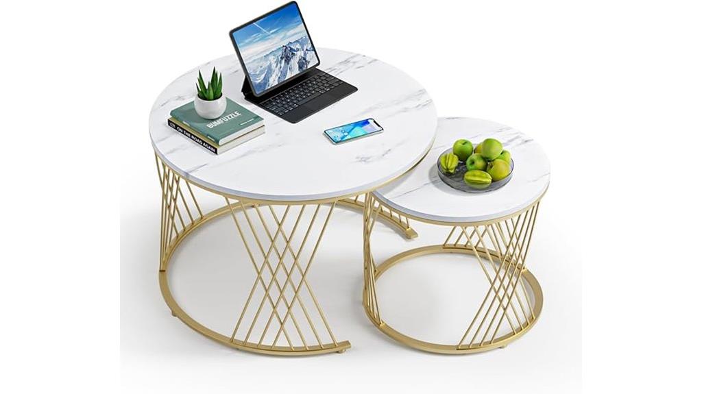 matching round table set