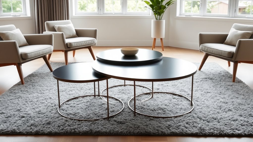 modern coffee table sets