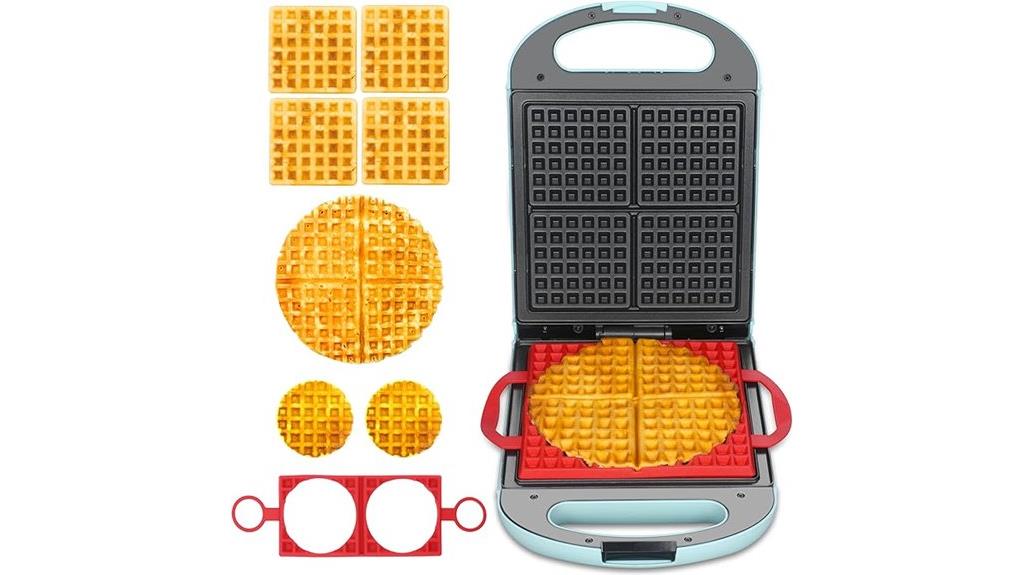 multi shape waffle iron