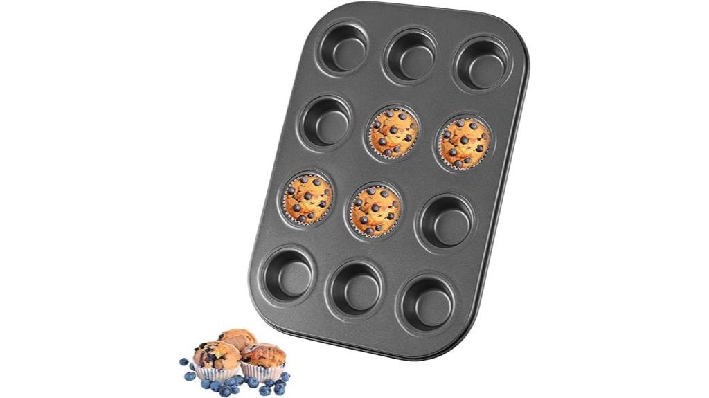 non stick 12 cup muffin pan