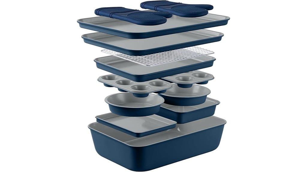 nonstick stackable bakeware set