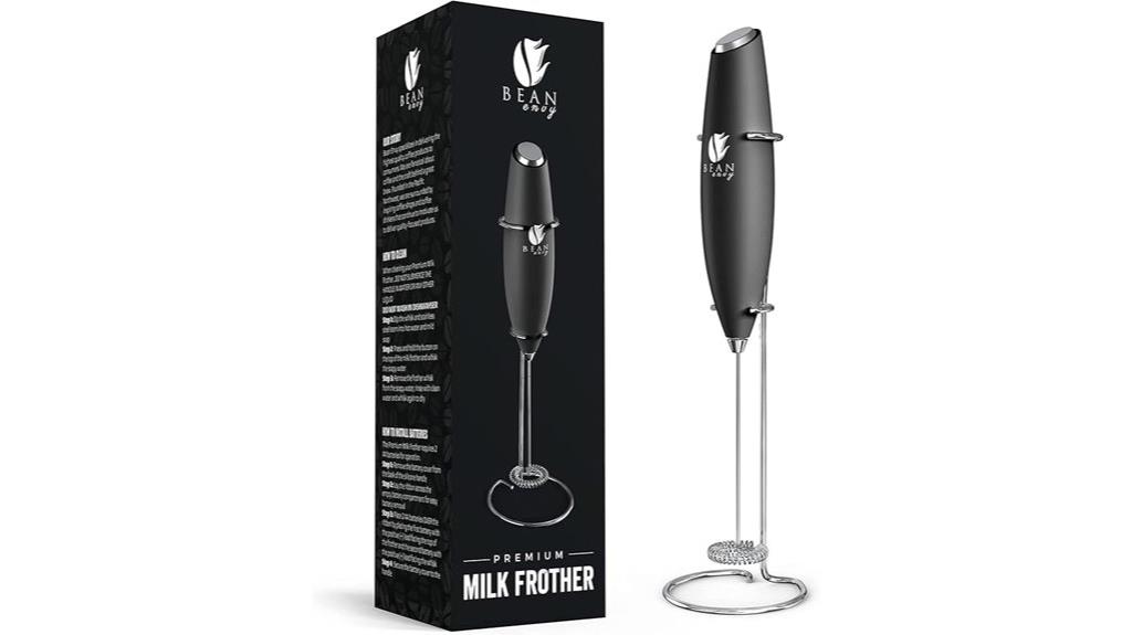 portable coffee frother device