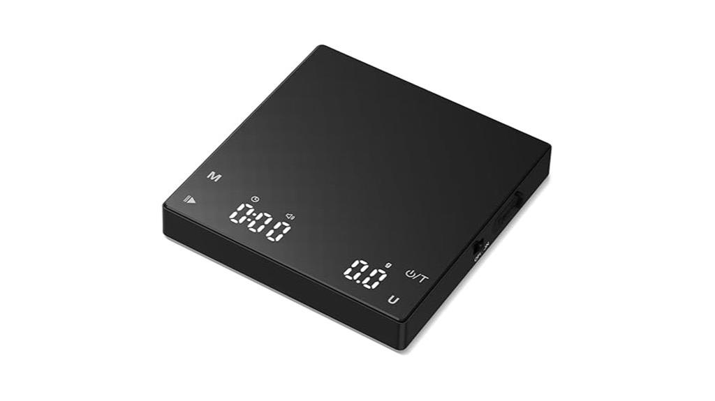 portable coffee scale with timer