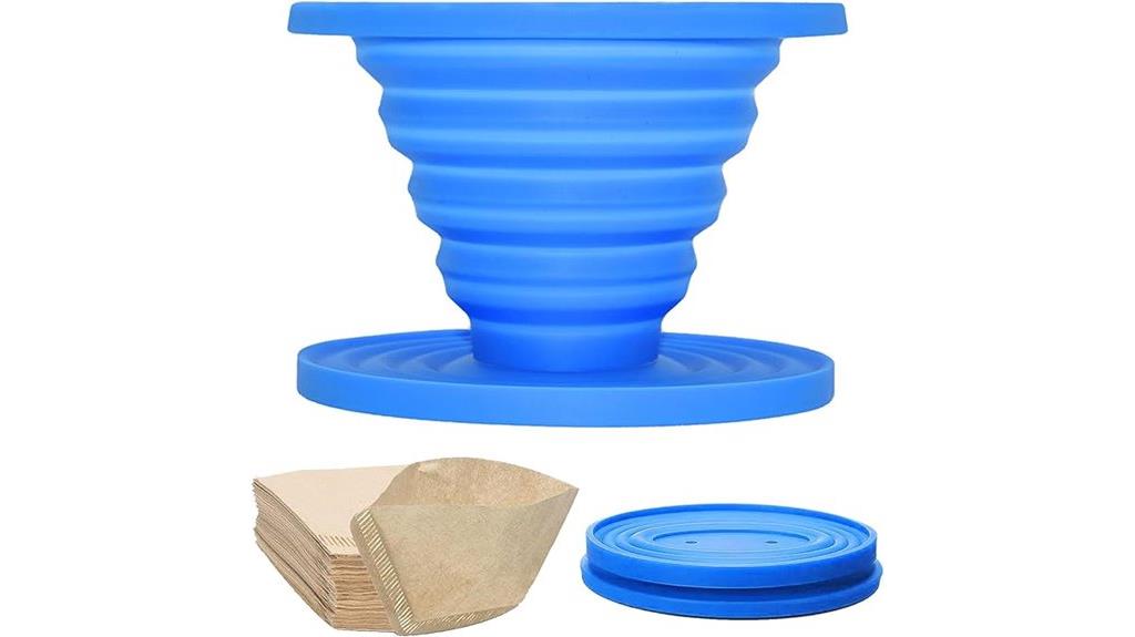 portable collapsible coffee dripper
