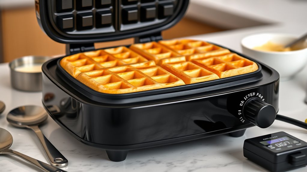 portable versatile durable waffle maker