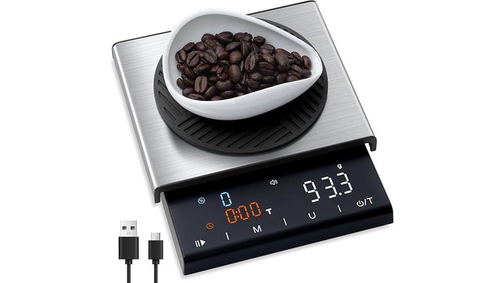 precision coffee brewing scale