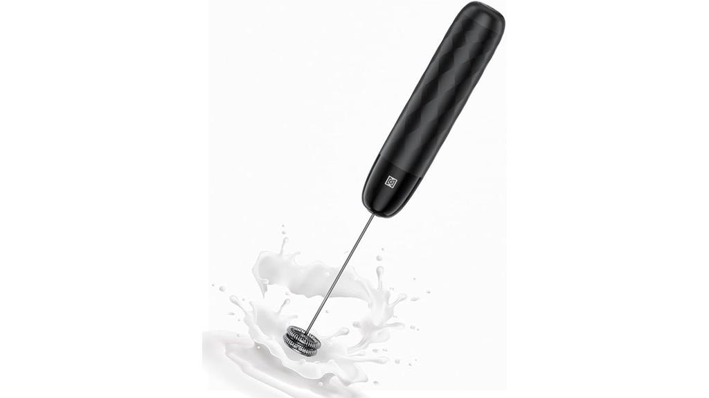 rechargeable handheld milk frother