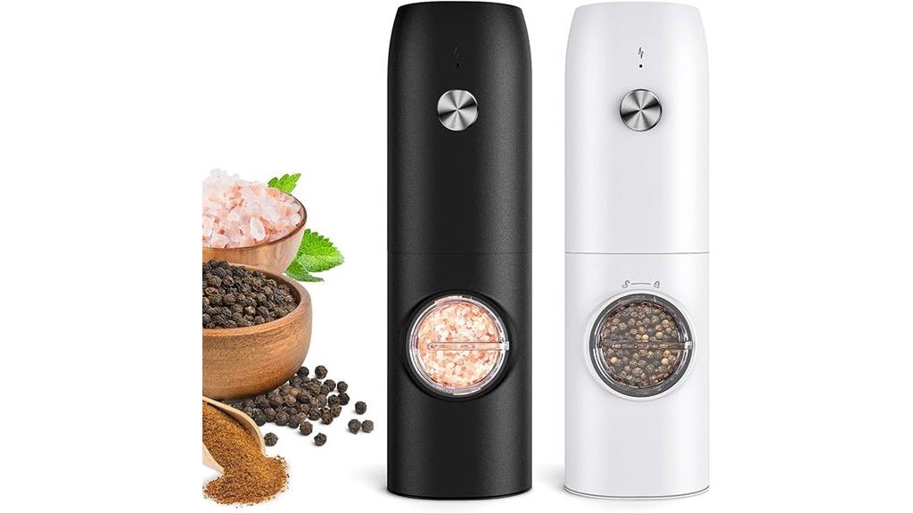 rechargeable led grinder set
