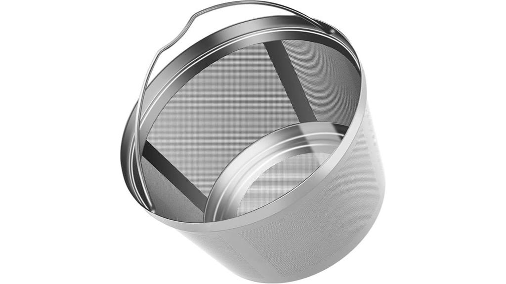 reusable coffee filter size